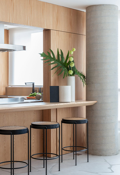 To inspire: Alba apartment, wood as the protagonist